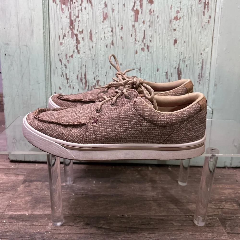 Men’s Twisted X lace-up cork casual shoes